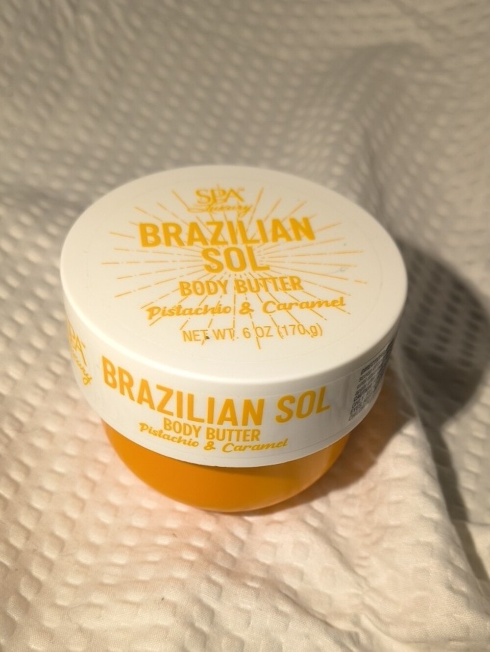 Spa Luxury Brazilian Sol Body Butter - Pistachio & Caramel - Picture 3 of 6